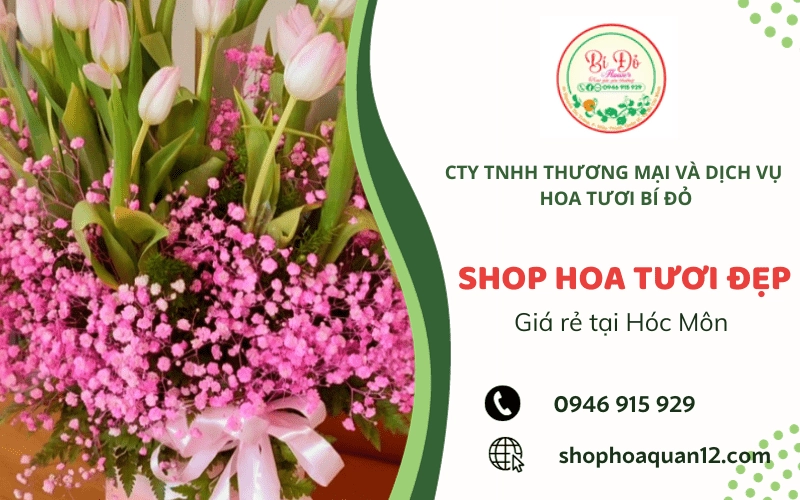 shop hoa tươi hóc môn