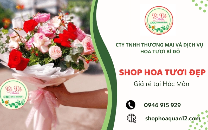 shop hoa tươi hóc môn