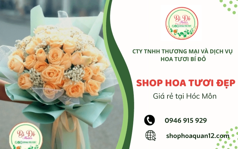 shop hoa tươi hóc môn