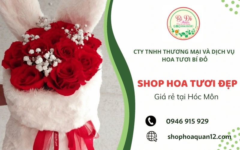 shop hoa tươi hóc môn