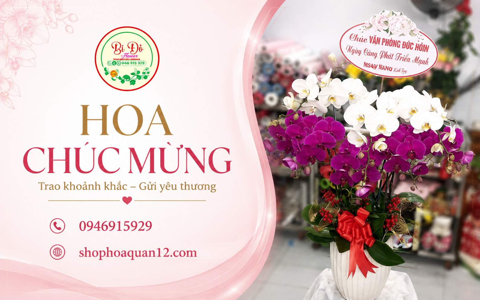 Đặt tâm huyết vào từng cánh hoa, là tiêu chí hàng đầu của Shop Hoa Bí Đỏ